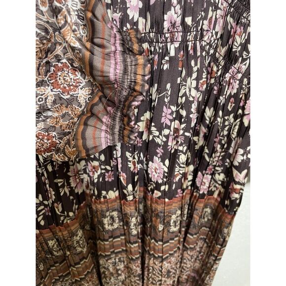 New Anthropologie Current Air Size M Alyce Dress PP Motif NWT Pleats - Picture 7 of 16